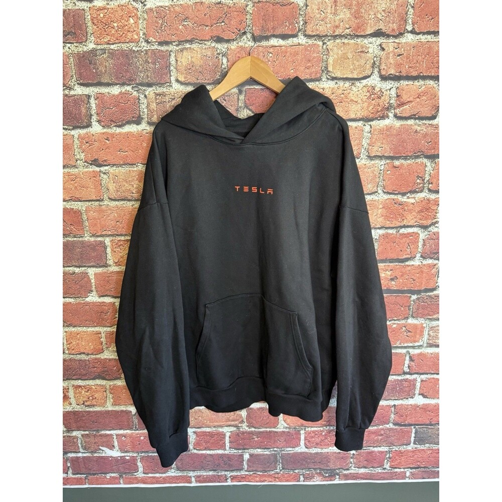 Tesla Cyberbeast Built For Any Planet Hoodie Sweatshirt 3XL Black Heavyweight